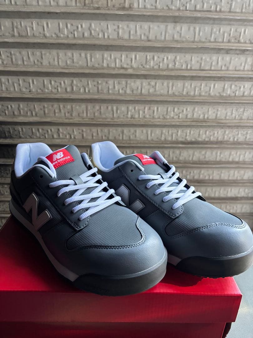 New Balance PL-881 グレー/ホワイト 27.0 EEE