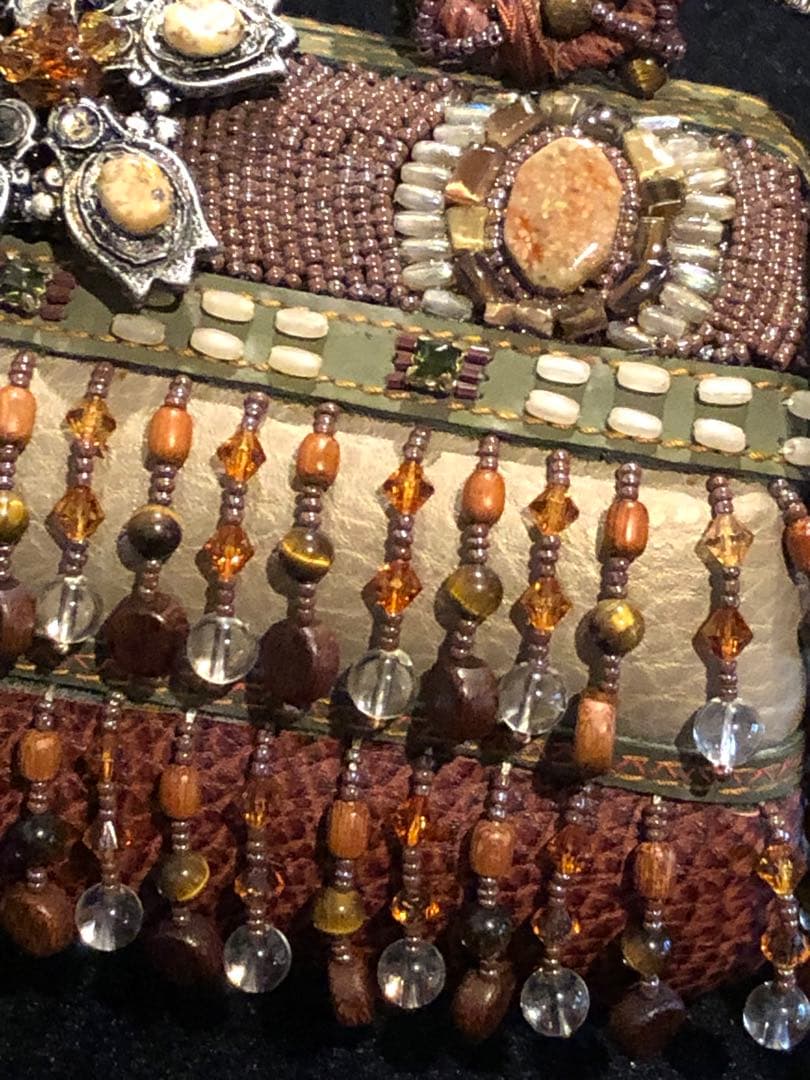 MARY FRANCES パーティーバック リゾート エスニック ゴージャス！