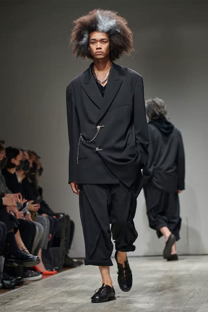 23SS Yohji Yamamoto ドレープジャケット LOOK着用