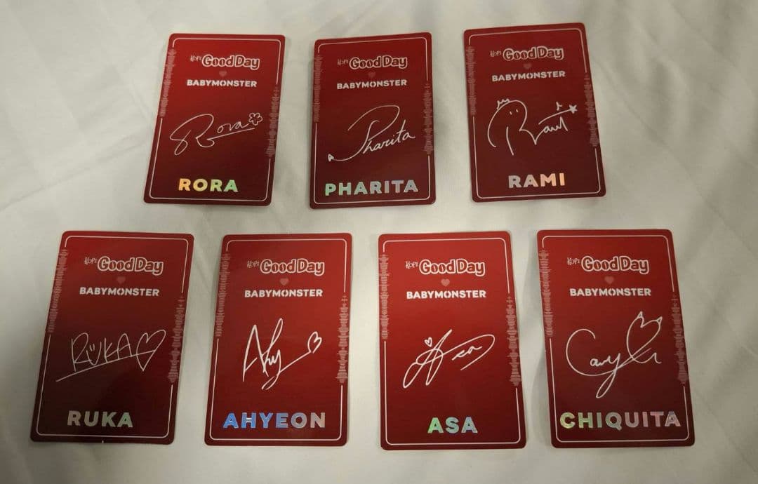 BABYMONSTER Good Day コラボトレカ 7枚コンプリートセット