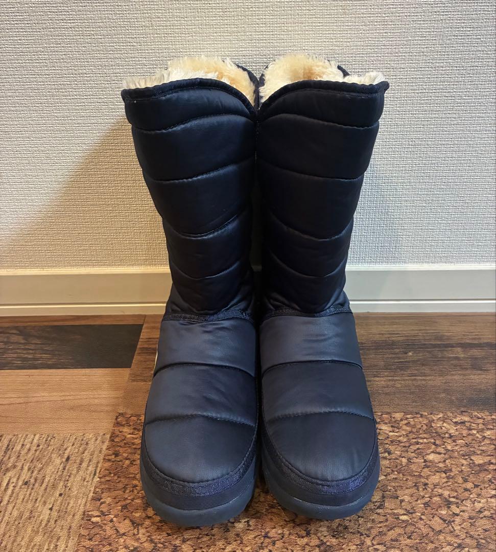 極美品　ノースフェイス　スノーブーツ PrimaLoft使用　ダークネイビー