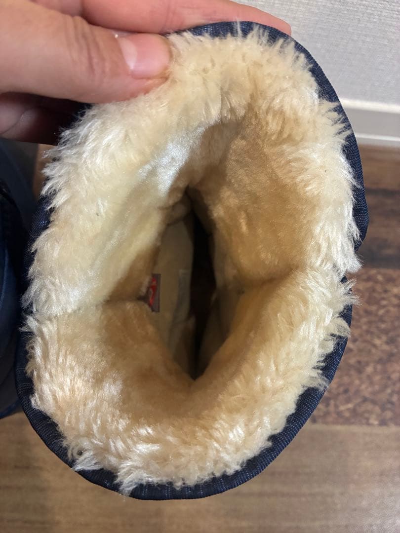 極美品　ノースフェイス　スノーブーツ PrimaLoft使用　ダークネイビー