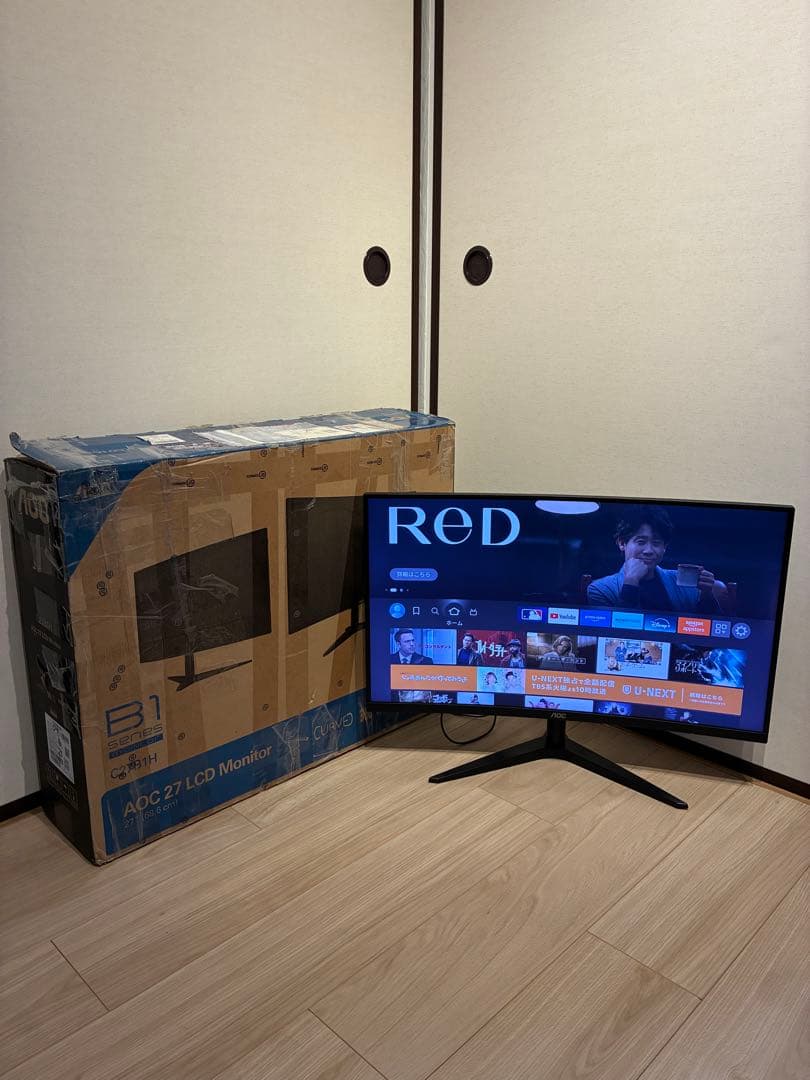 [正常品] AOC 27 LCD 湾曲モニター C27B1H