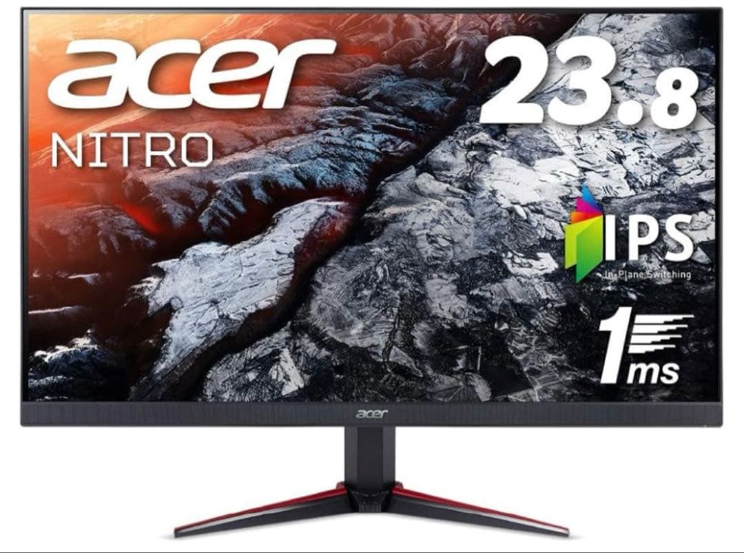 Acer Nitro VG240Ybmiix 23.8インチ ゲーミングモニター