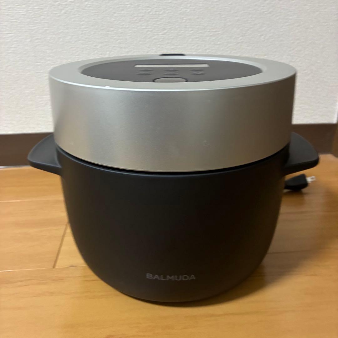 バルミューダ BALMUDA K03A-BK 炊飯器 黒 ブラック 3合