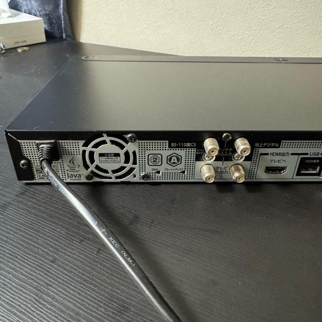 【動作品】TOSHIBA Blu-rayディスクレコーダー DBR-W1008