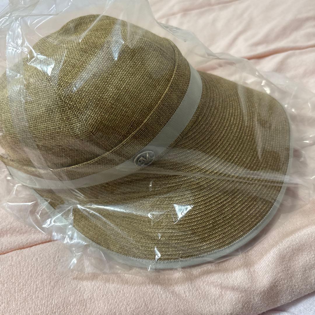 新品未使用 石井美保さんプロデュース 浅つば2way麦わら帽子