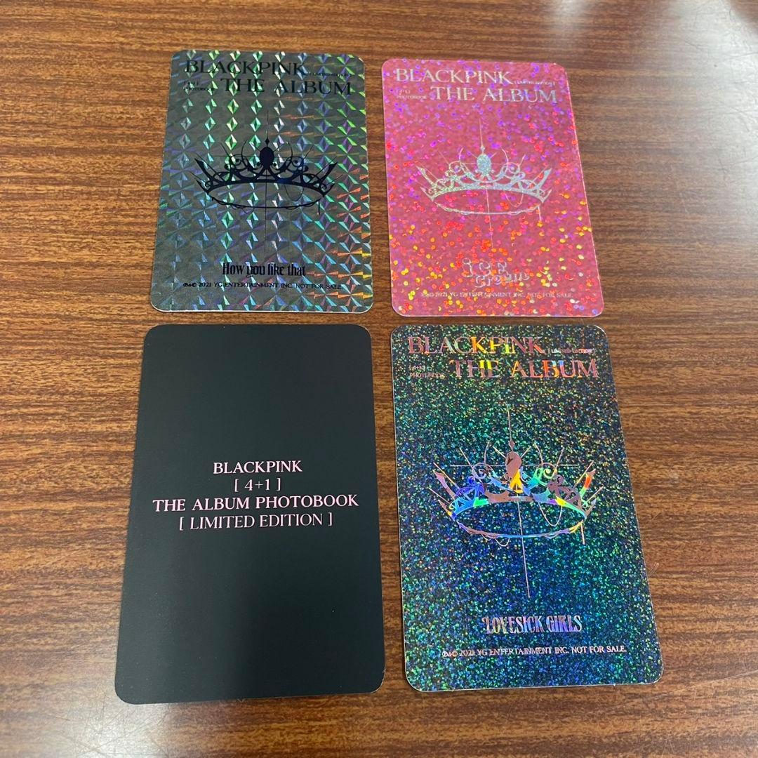 blackpink 4+1photobook ロゼ　トレカ　コンプ　ktown