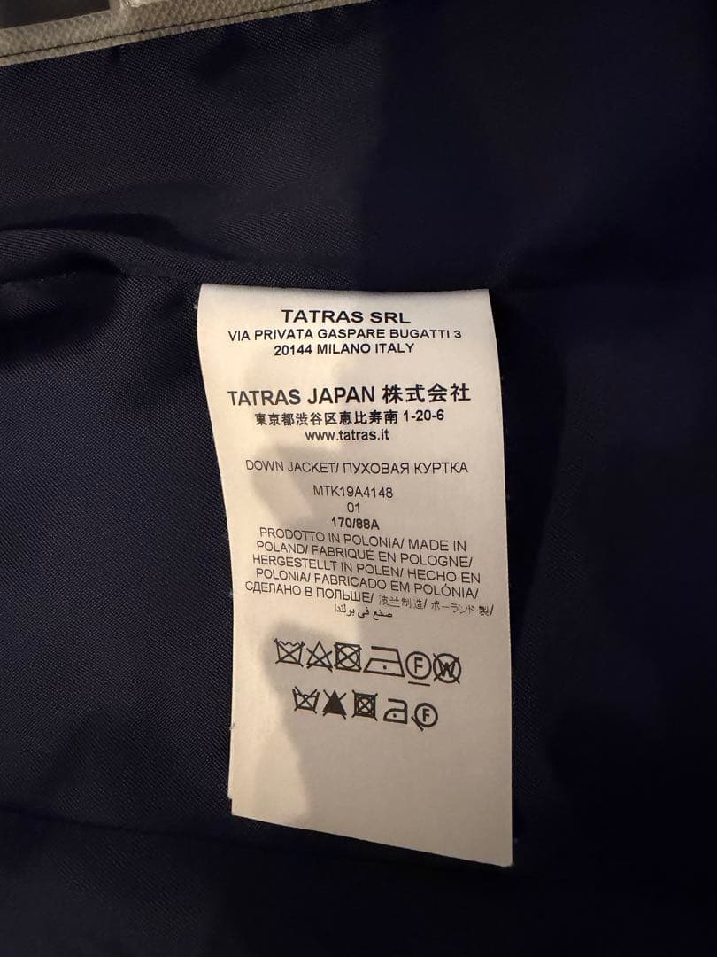 TATRAS タトラス アゴルド 01 Ｓサイズ ネイビー