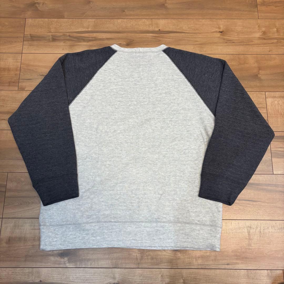 old Stussy 90s〜00s 前vスウェット　サーマル　ラグラン