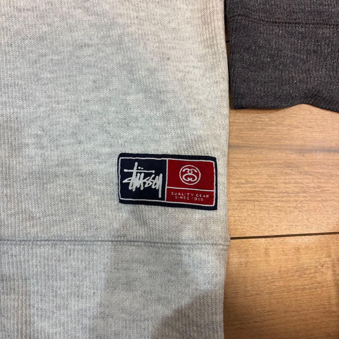 old Stussy 90s〜00s 前vスウェット　サーマル　ラグラン