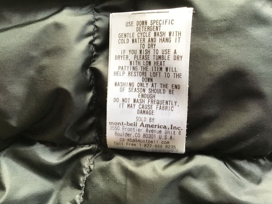 モンベル パーマフロストダウンパーカ GORE-TEX INFINIUM M