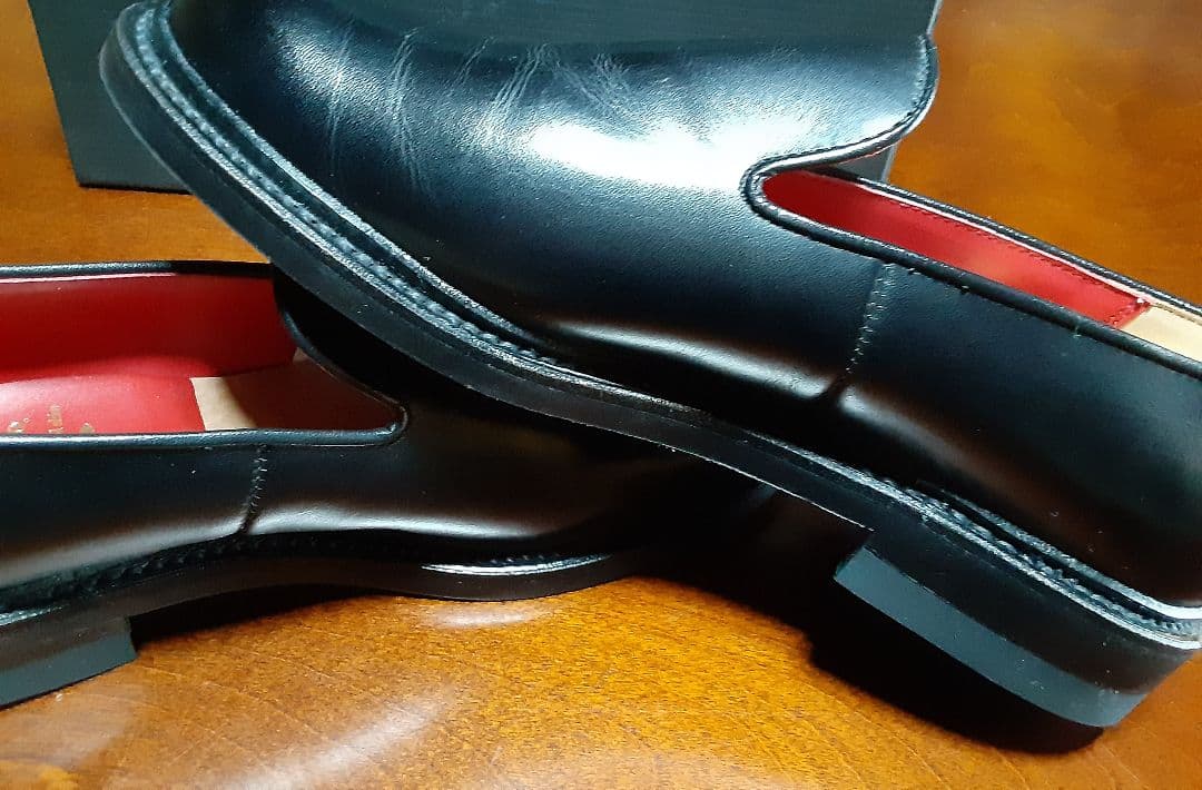 REGAL Shoe & Co. ブラック ローファー オペラパンプス 25cm