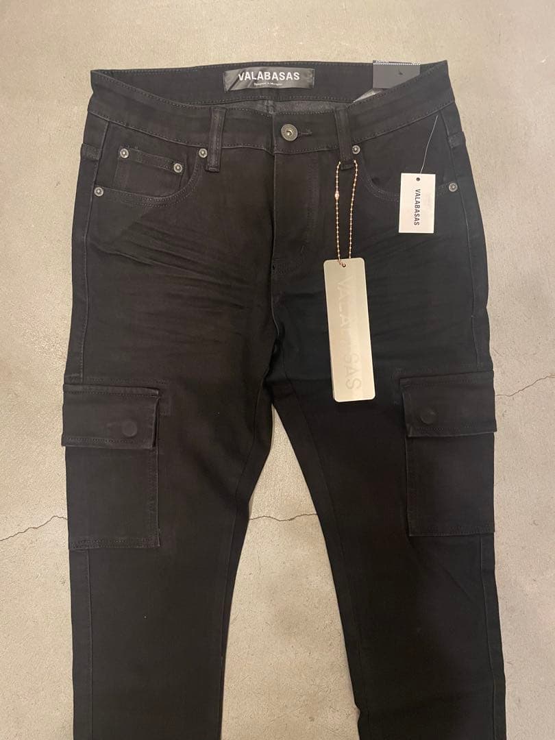 VALABASAS バラバサス ブラック スキニーデニム 30 新品未使用