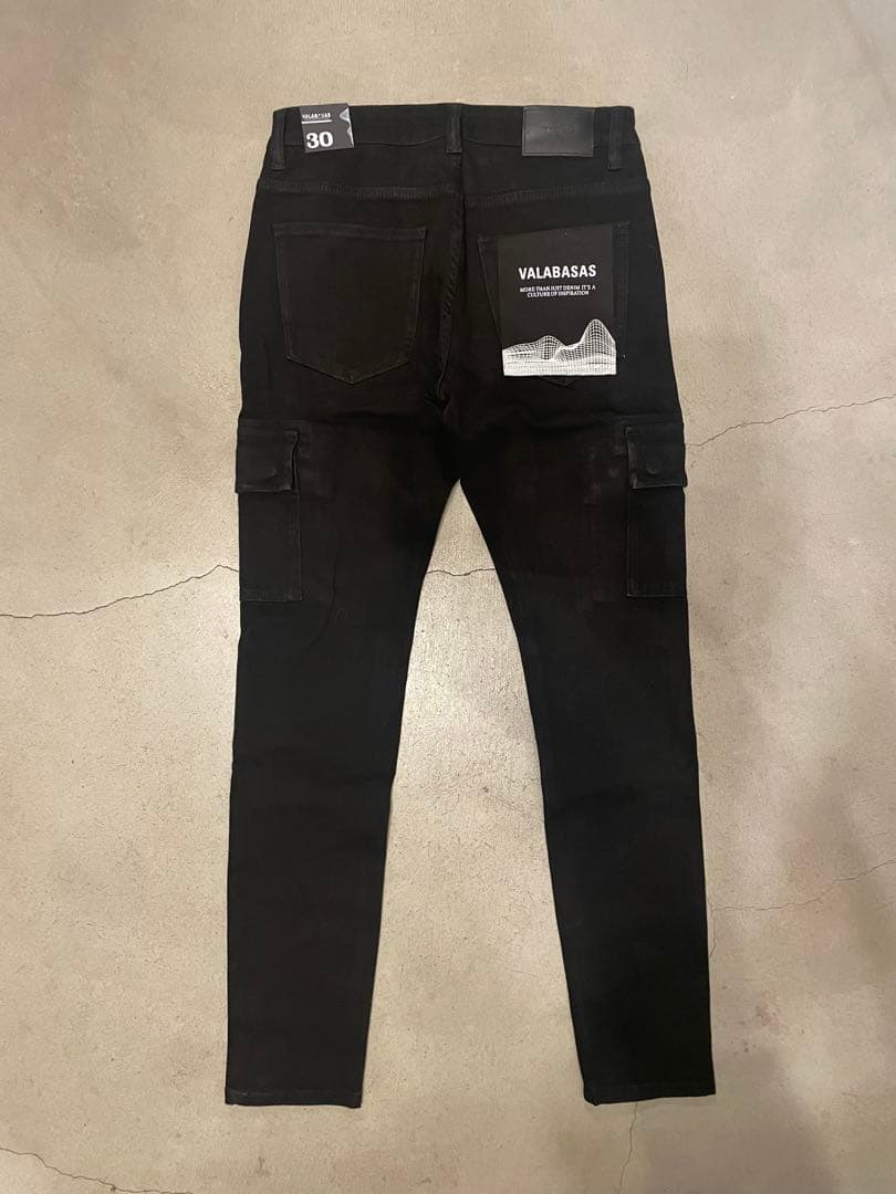 VALABASAS バラバサス ブラック スキニーデニム 30 新品未使用