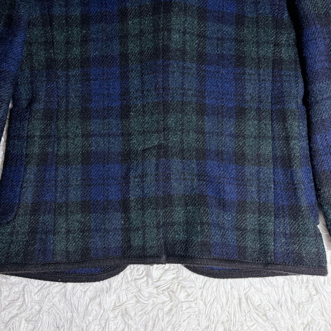 【イタリア製】GOLDEN  チェック テーラードジャケット 金ボタン