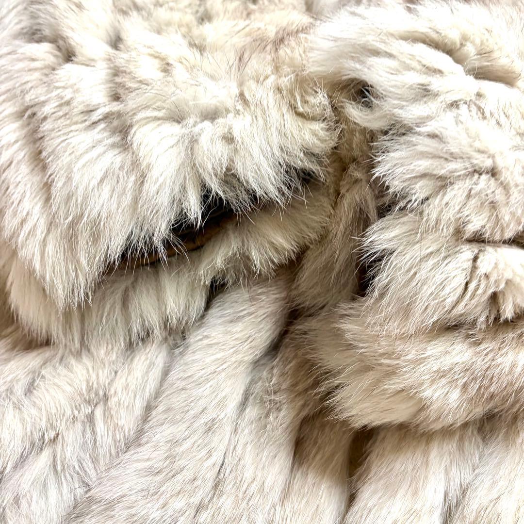 【美品✨】サガフォックス 銀サガ リアルファーコート 本毛皮 狐 毛並み◎