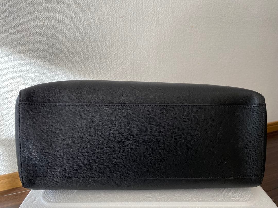 somay　Tory Burch ブラック レザートートバッグ