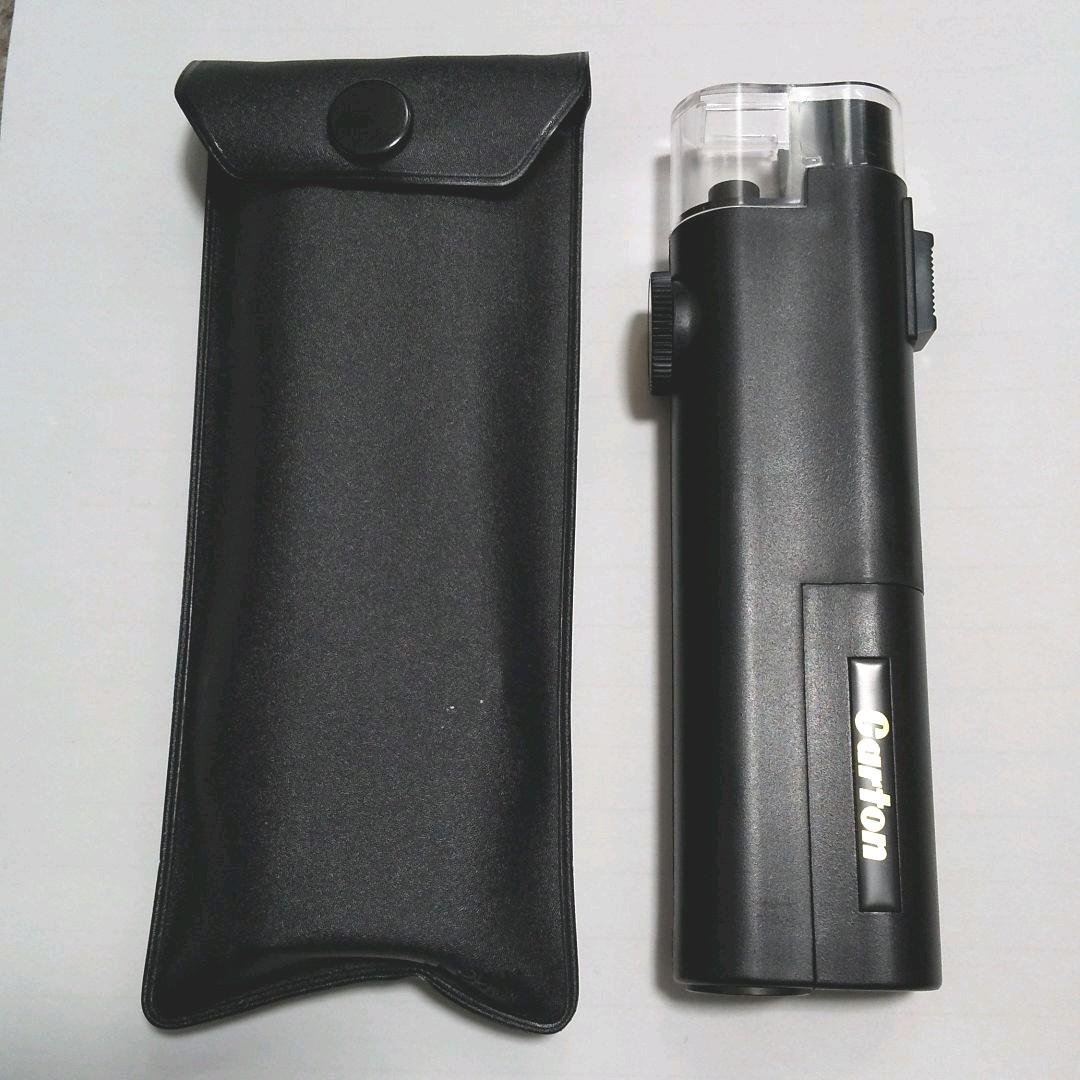 ジャンク品【carton】カートン ニューショップマイクロ 50X ブラック