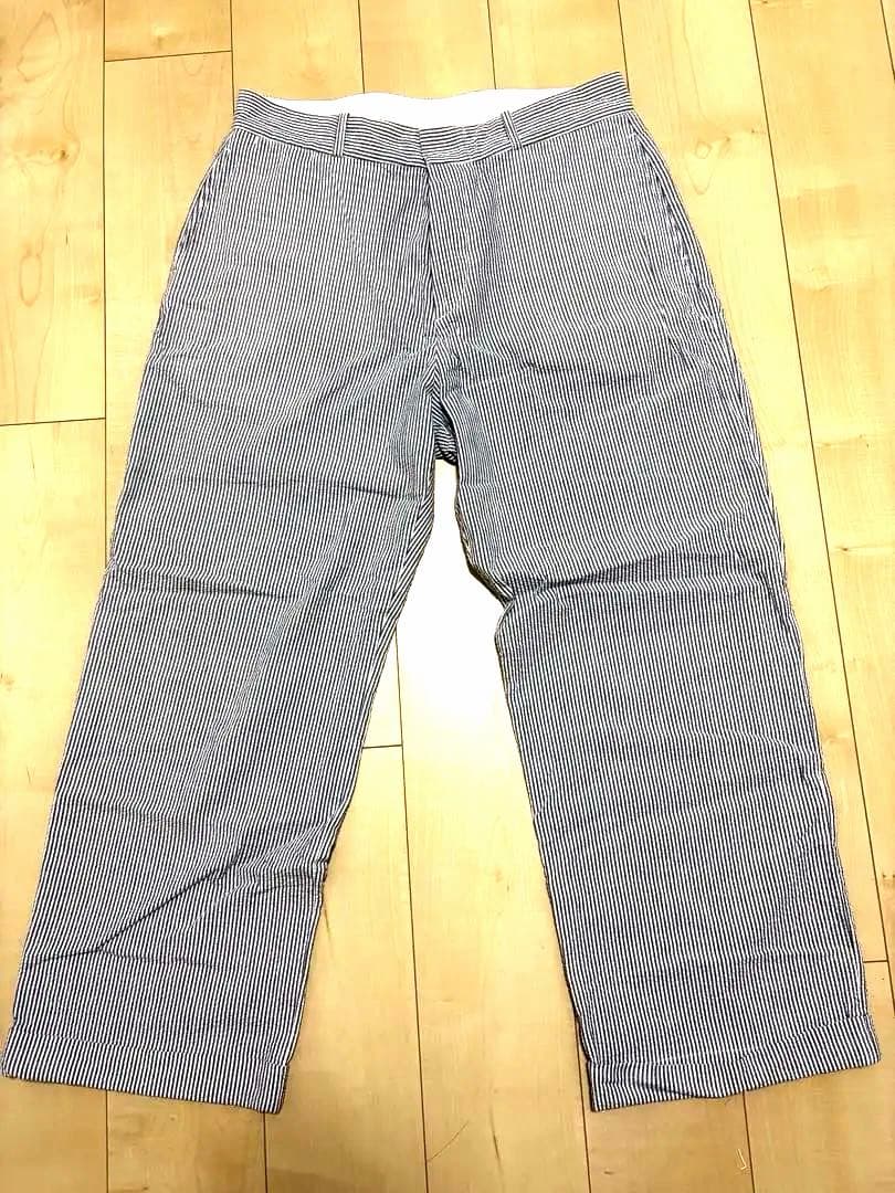 パンツ G&F Co SEERSUCKER TROUSERS NAVY ATLAST