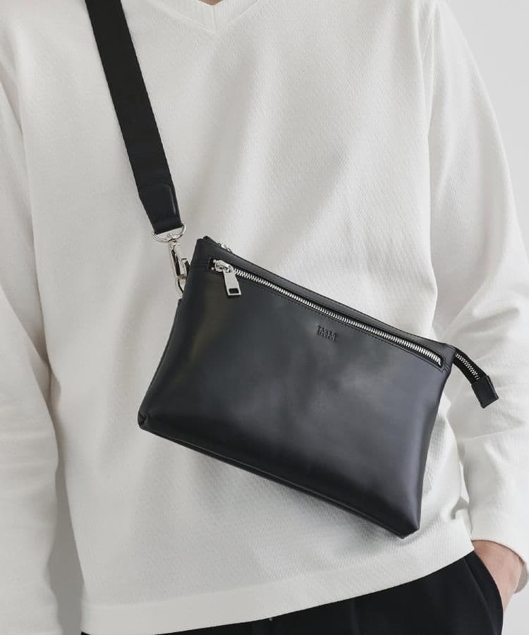 タケオキクチ　アニリンレザー　２WAYクラッチ