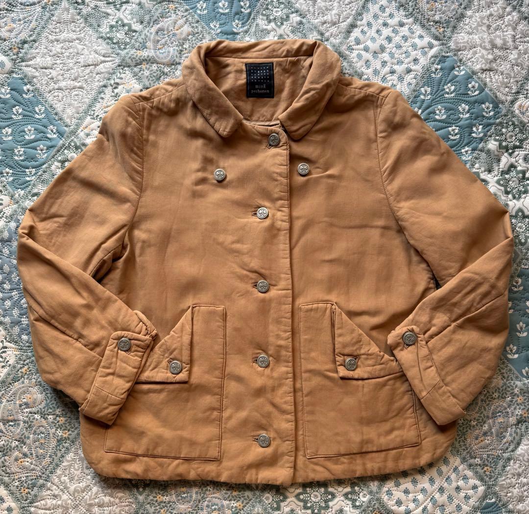 mina perhonen ベージュ ダブルブレストジャケット size38
