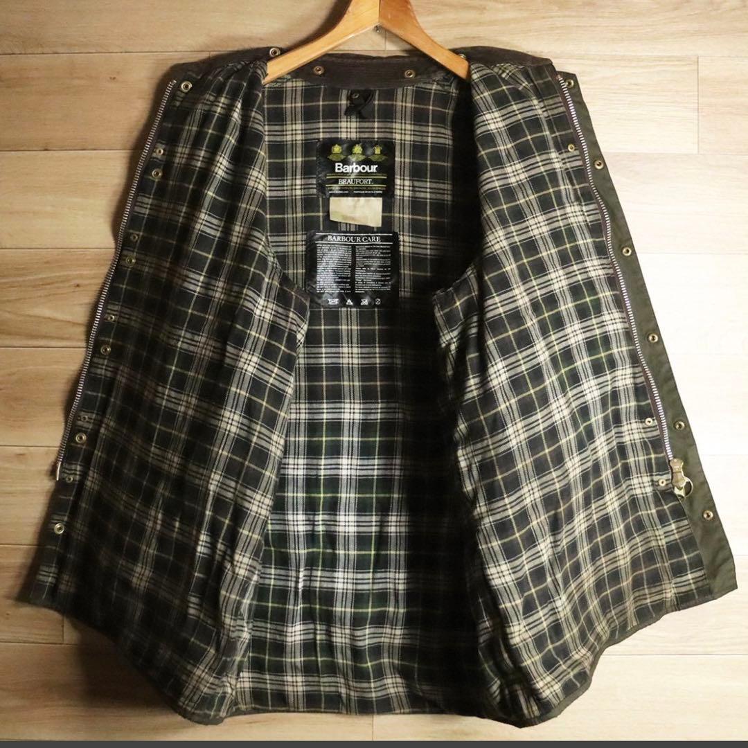 90s　Barbour　バブアー　ビューフォート　オイルドジャケット