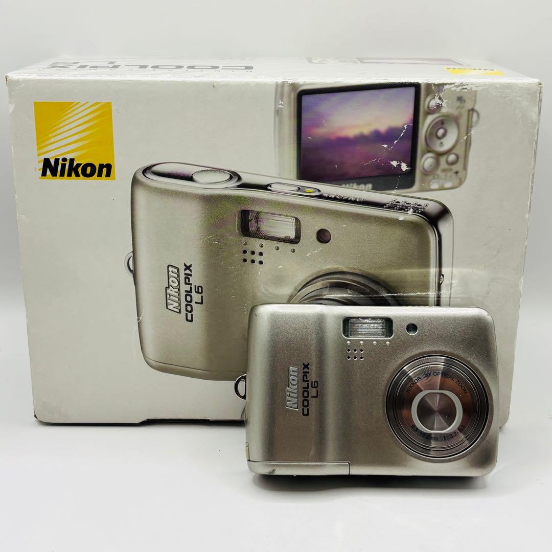 動作確認済み　※箱付属品付き※ Nikon COOLPIX L6 デジタルカメラ