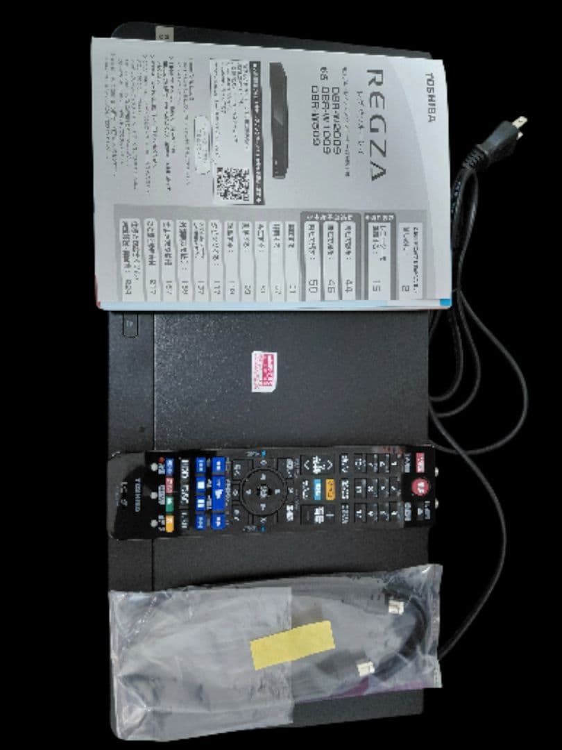 TOSHIBA REGZA DBR-W1009 ブルーレイレコーダー