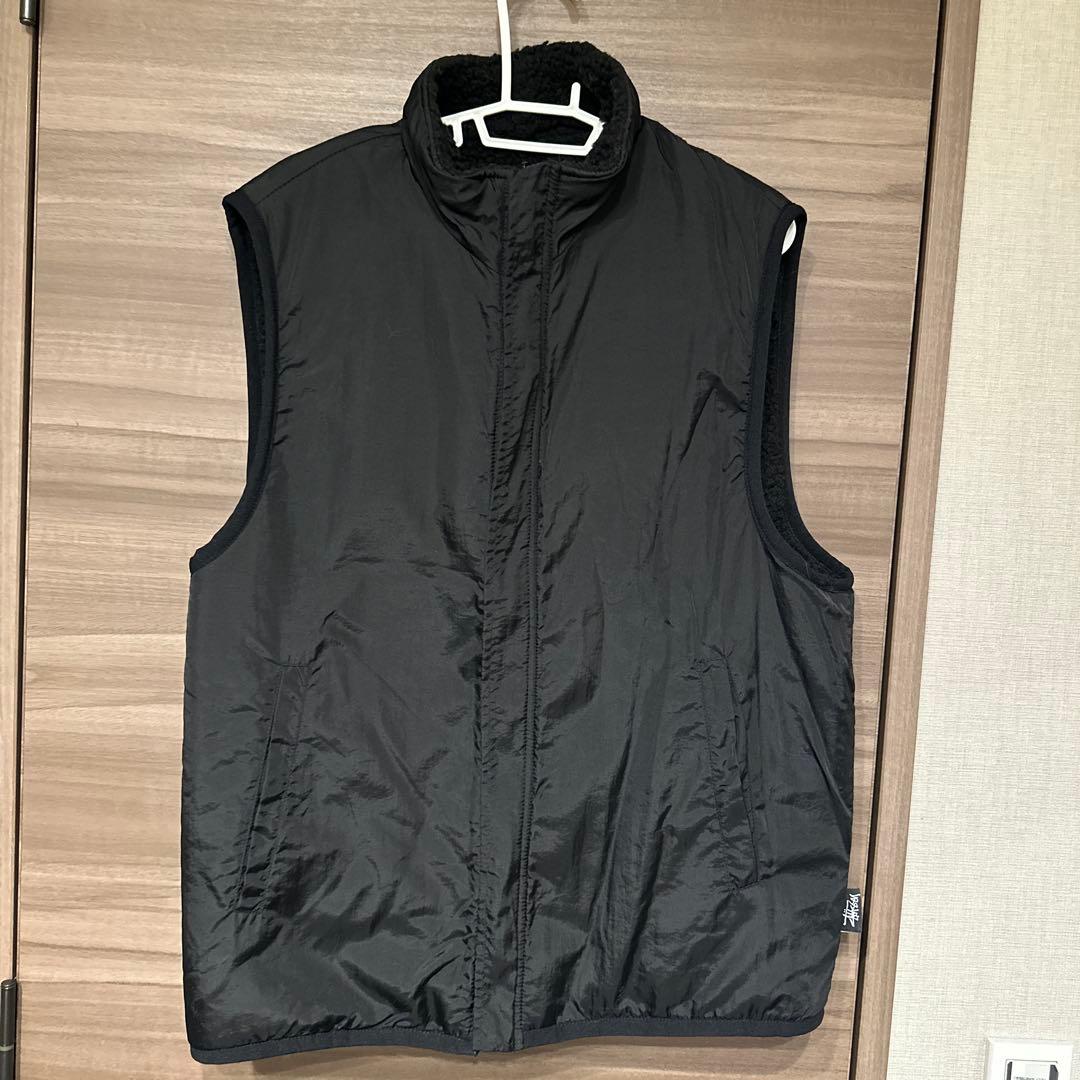 Stussy ボアベスト ブラック