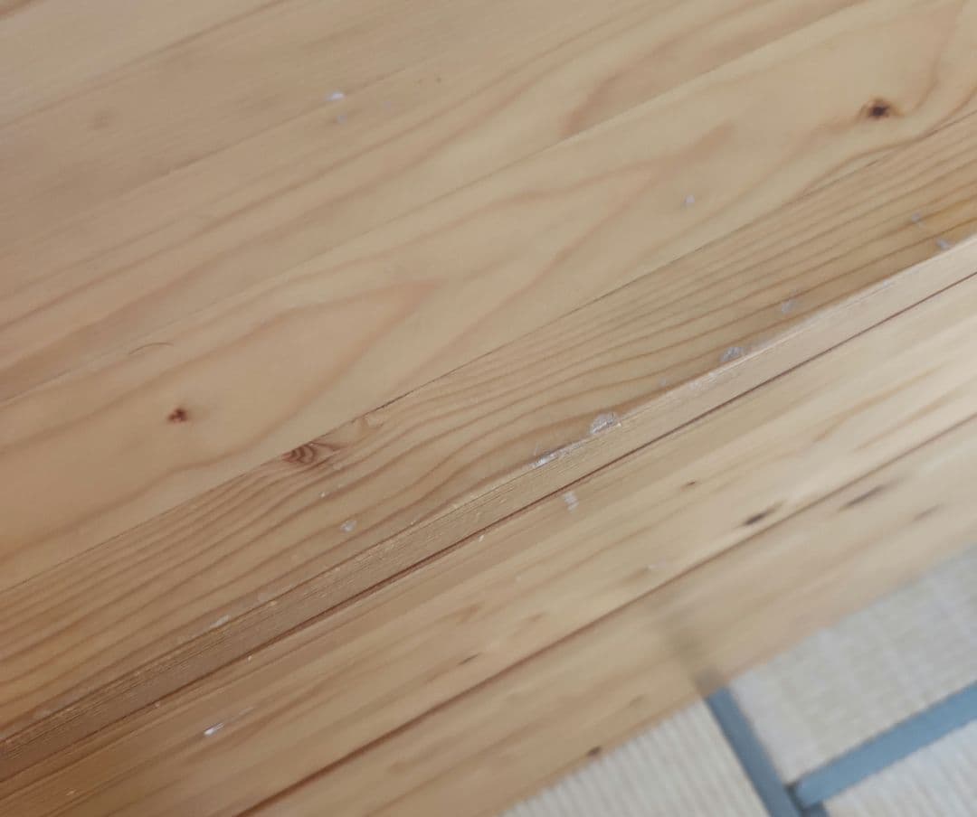 無印良品　パイン材　4段チェスト