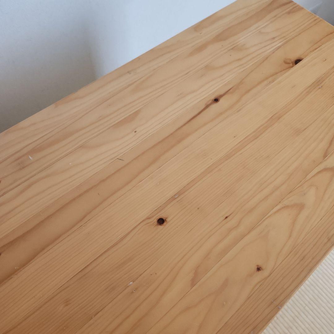 無印良品　パイン材　4段チェスト