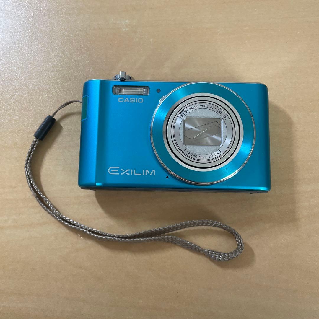 CASIO デジタルカメラ EXILIM EX-ZS210BE ブルー 青