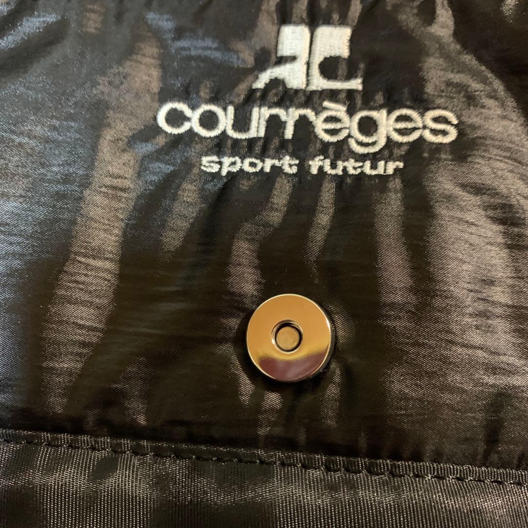 courreges 21 ヴィンテージスタジャンブラックサイズ40 &バッグ付き