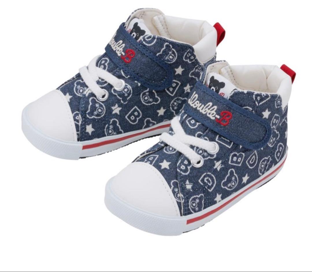 新品　日本製　ミキハウス　スニーカー　16