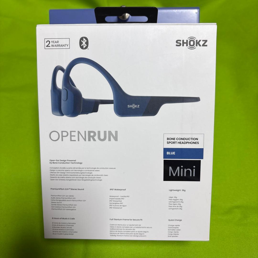 SHOKZ ☆ OPENRUN Mini 骨伝導イヤホン