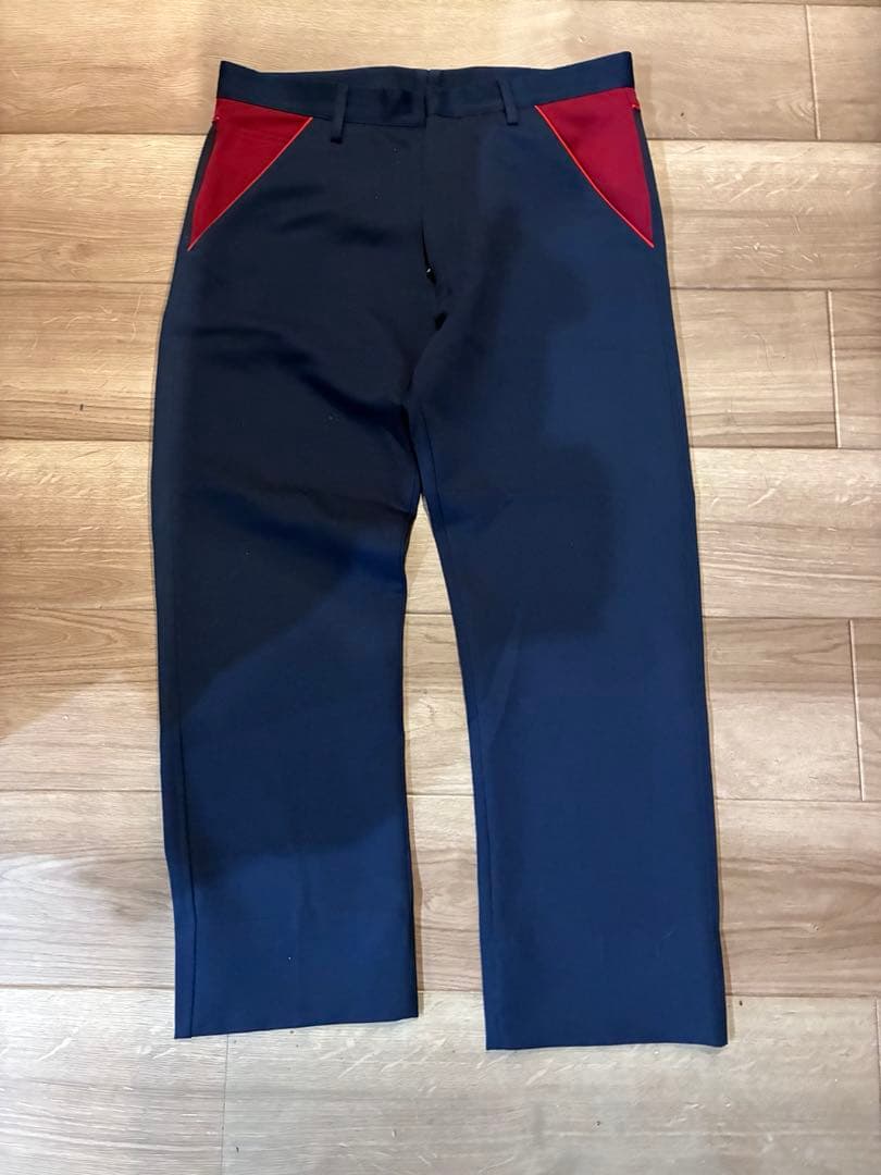 プラダ PRADA ネイビー　紺　スラックス　パンツ　サイズ50