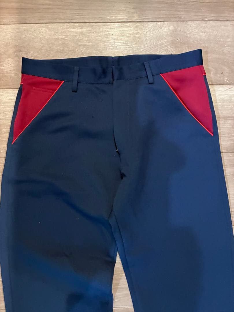 プラダ PRADA ネイビー　紺　スラックス　パンツ　サイズ50