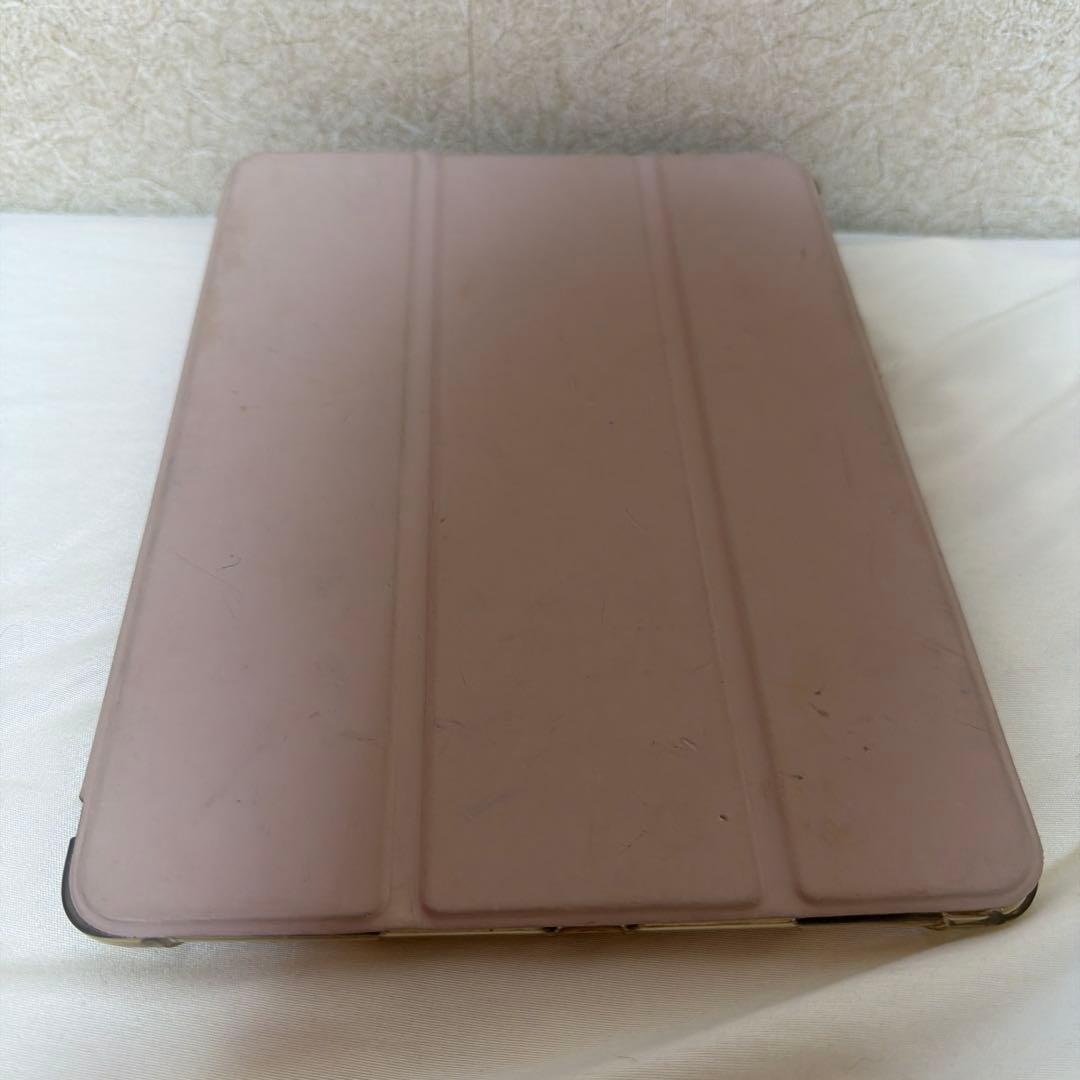 iPad ゴールド クリアケース ピンクカバーつき