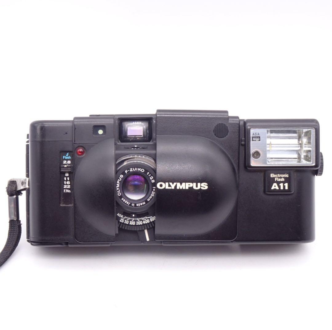 【動作確認済】 OLYMPUS XA A11ストロボ コンパクトフィルムカメラ