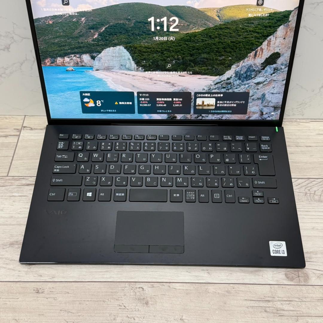 ☆軽量 第10世代i3 VAIO Pro PK ノートPC win11 SSD