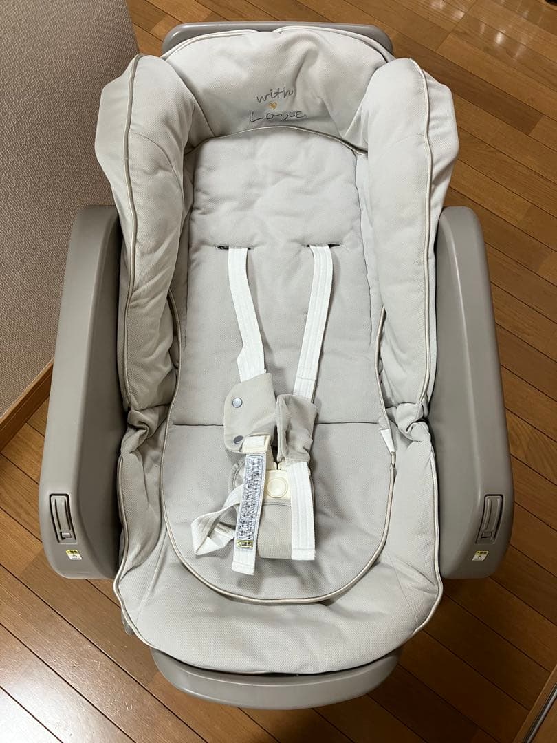 【美品】Aprica ユラリズム スマートプレミアム ウィズラブ ハイローチェア