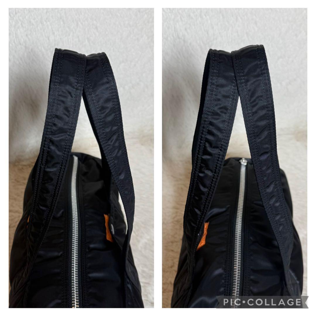 極上品　PORTER　ポーター　タンカー　ミニボストンバッグ　Lサイズ　ブラック