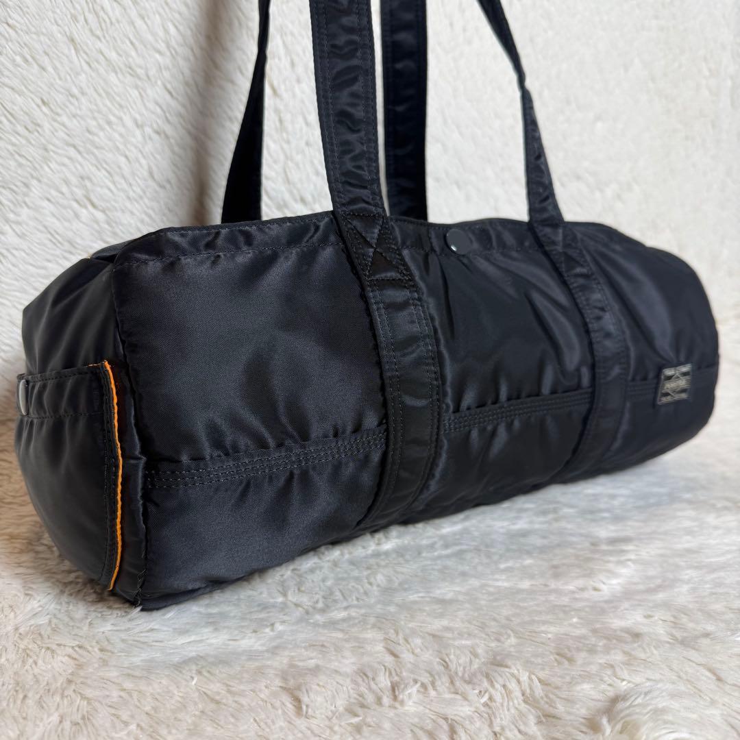 極上品　PORTER　ポーター　タンカー　ミニボストンバッグ　Lサイズ　ブラック