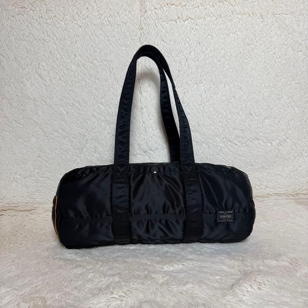 極上品　PORTER　ポーター　タンカー　ミニボストンバッグ　Lサイズ　ブラック
