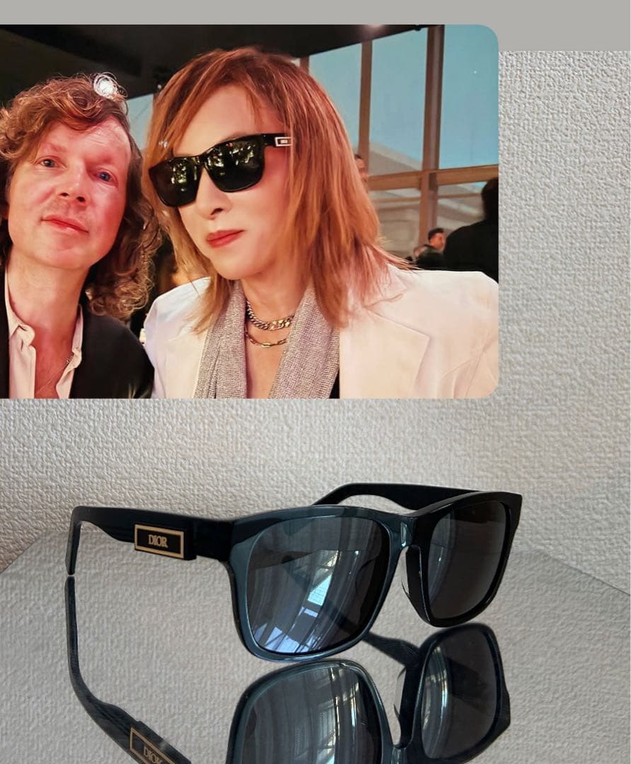 【ブラックレンズver】X JAPAN YOSHIKI Dior サングラス