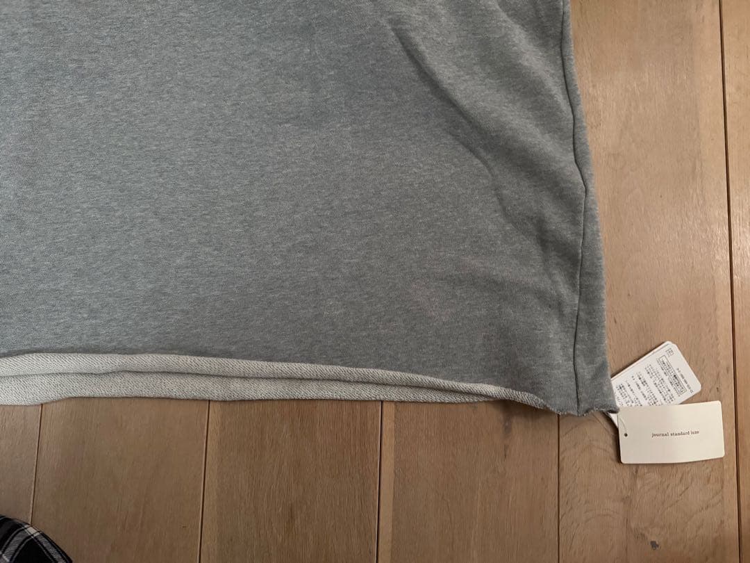 ＊ジャーナルスタンダードラックス＊スウェットワンピ　裏毛グレー　新品未使用タグ付
