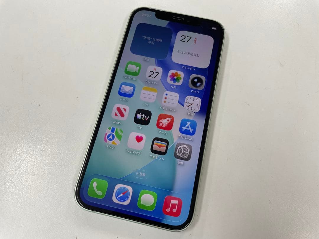 新品同様 iPhone12 64GB SIMフリー バッテリー新品100％