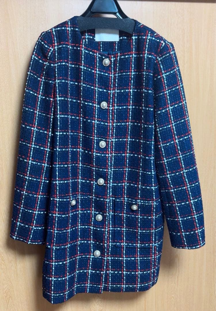 eimy ribbon ツイードジャケット