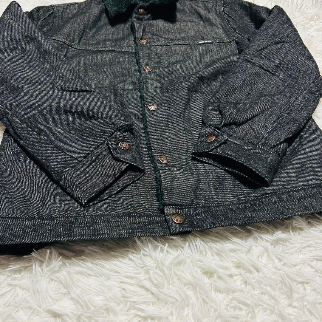BLUE BLUE ブルーブルー ブラックデニムジャケット 裏ボア サイズ2
